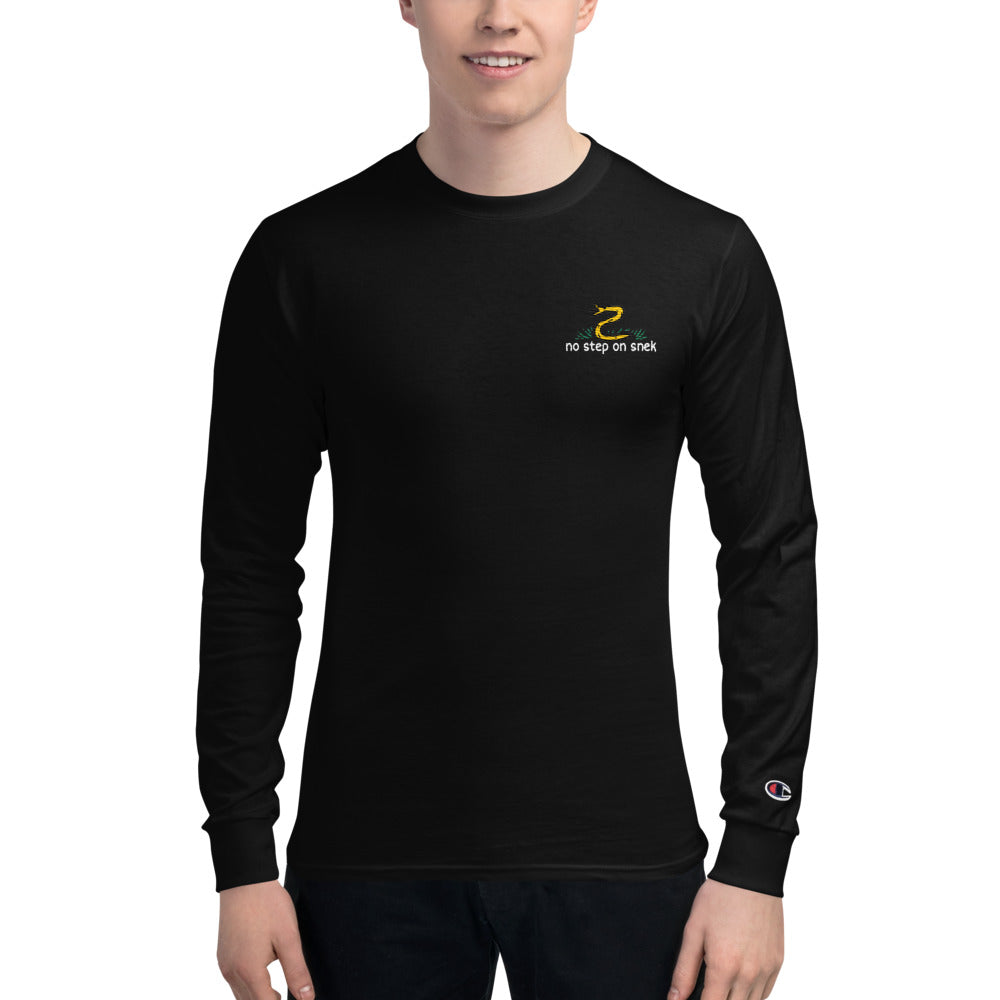 No Step On Snek Men&#39;s Champion Long Sleeve Shirt