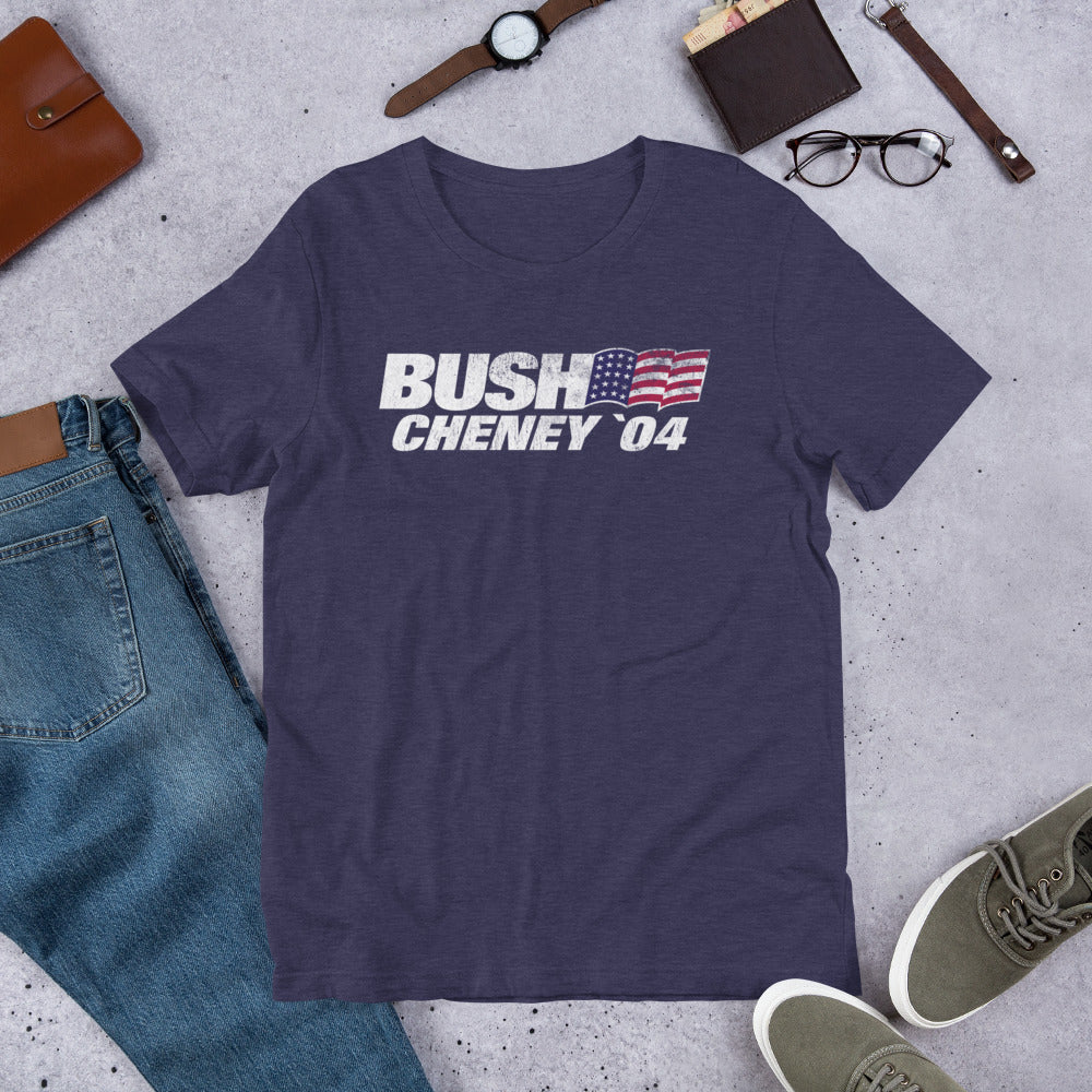 Bush Cheney 2004 Retro Campaign T-Shirt