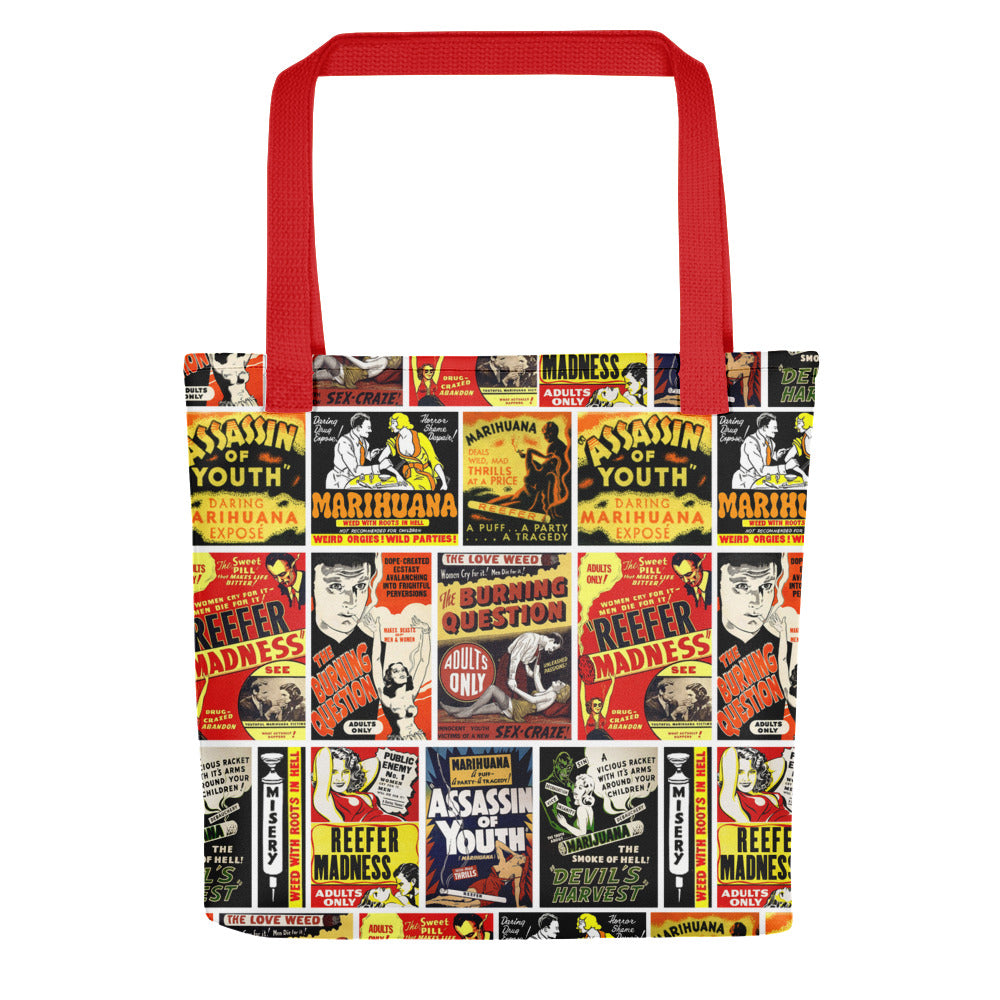 Reefer Madness Vintage Anti Marijuana Propaganda Tote bag