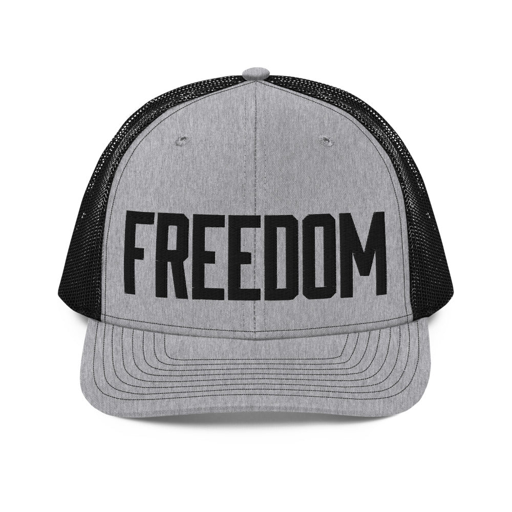 Freedom Heather Grey Trucker Cap