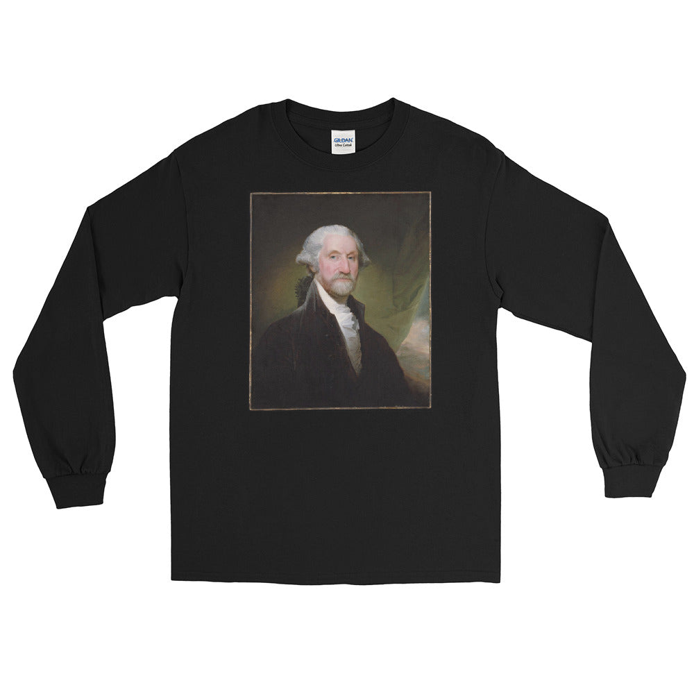 Bearded Badass George Washington Long Sleeve T-Shirt