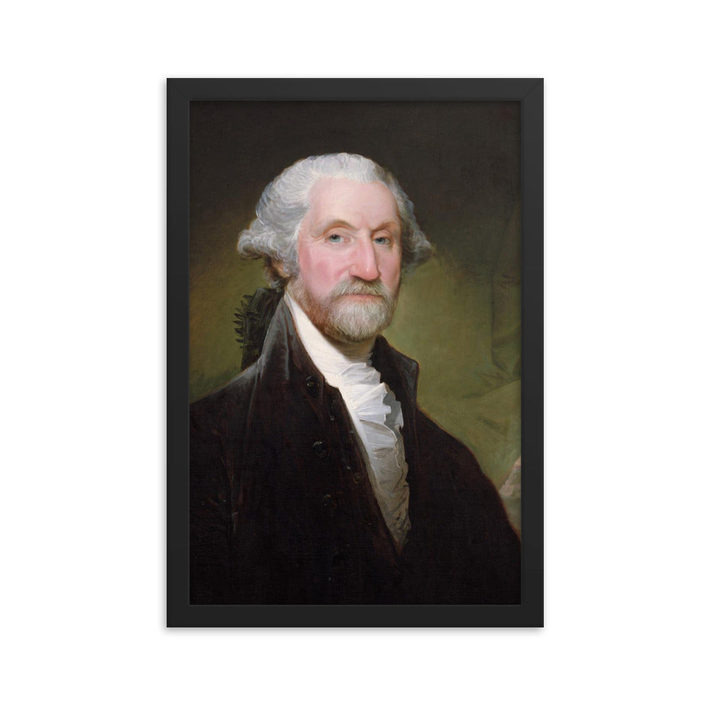 Bearded Badass George Washington Framed Print