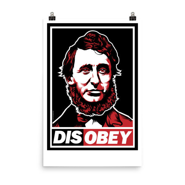 Henry David Thoreau Disobey Prints