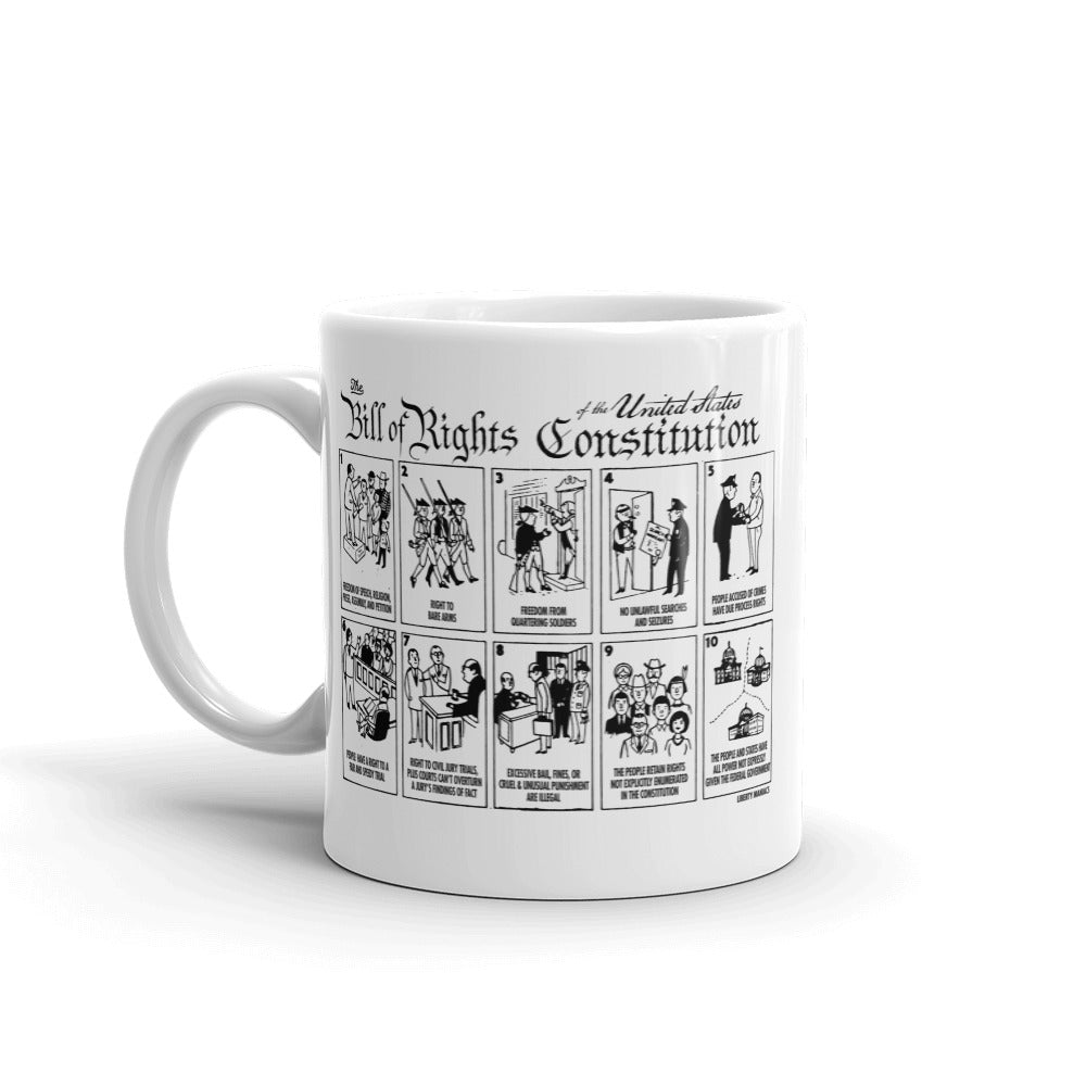 The Illustrated Bill of Rights Coffee Mug