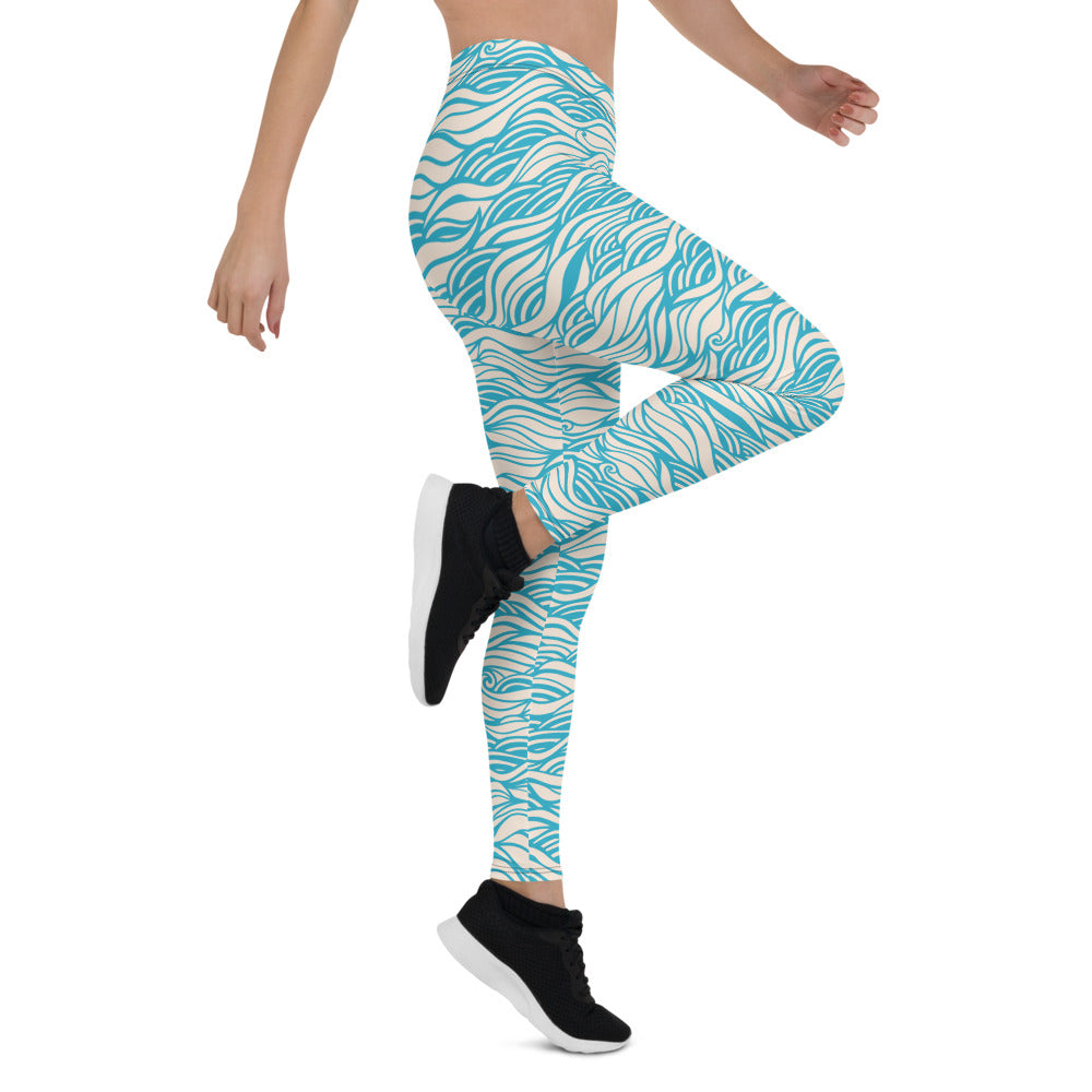 The Wave Pattern Leggings