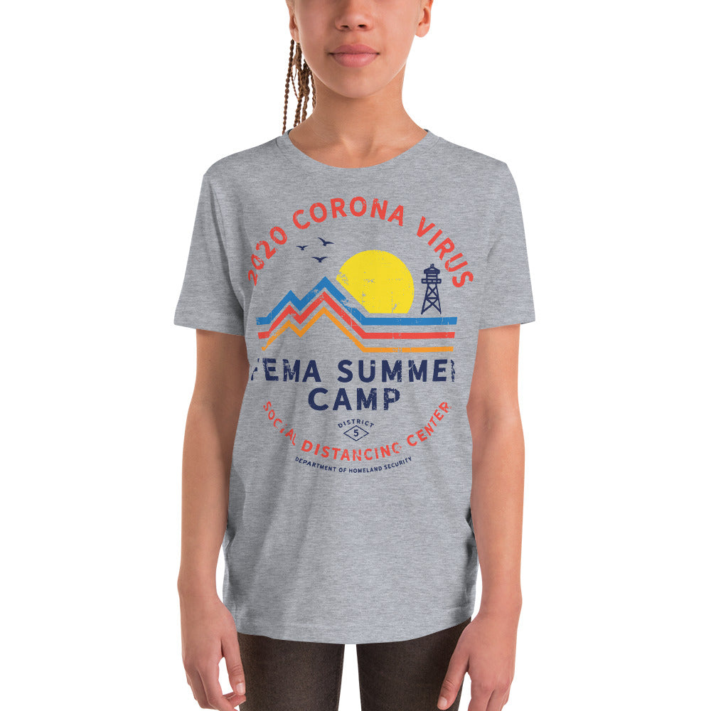 2020 Coronavirus FEMA Summer Camp Youth Short Sleeve T-Shirt