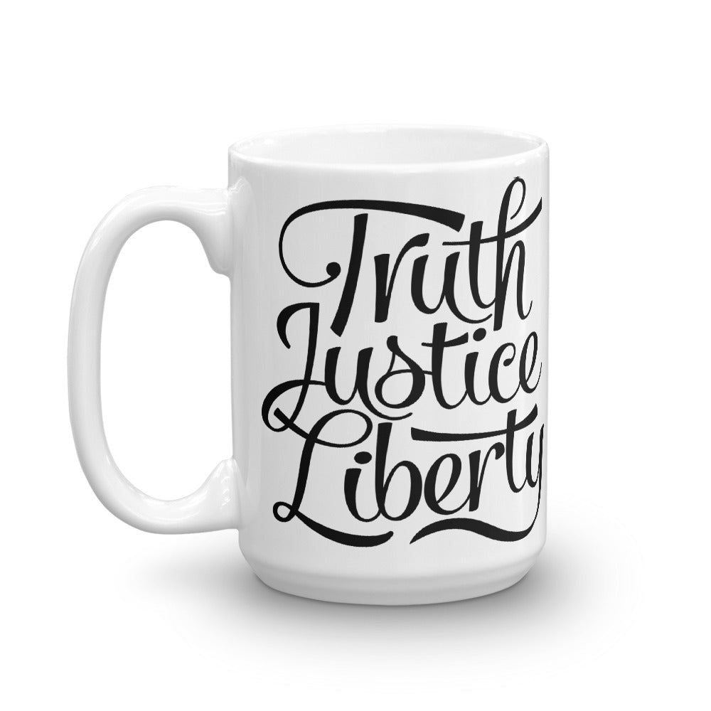 Truth Justice Liberty Mug