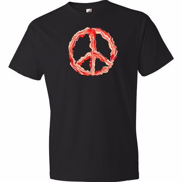 Peace of Bacon Short Sleeve T-Shirt