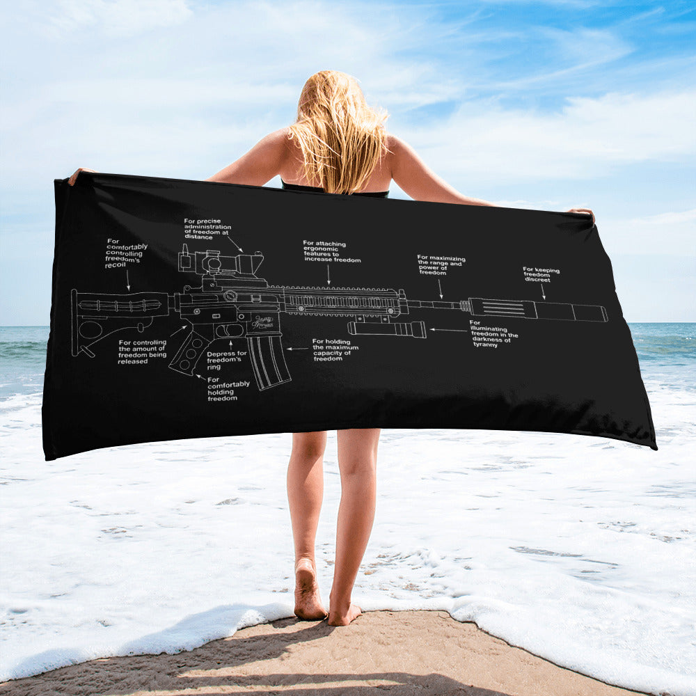 Parts of Freedom M4 Towel