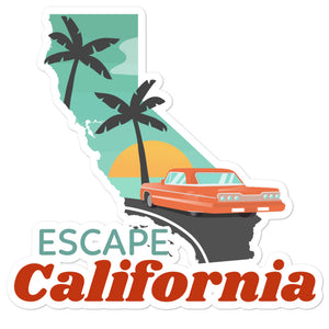 Escape California Sticker