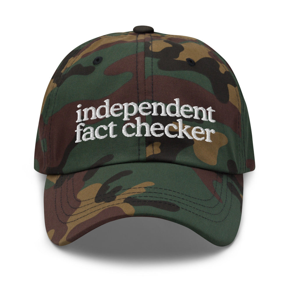 Independent Fact Checker Dad hat
