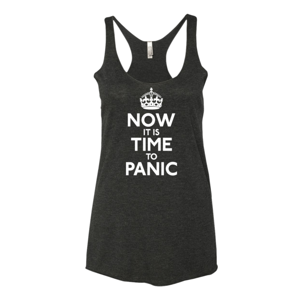 Now It Is Time To Panic Racerback Tank Top