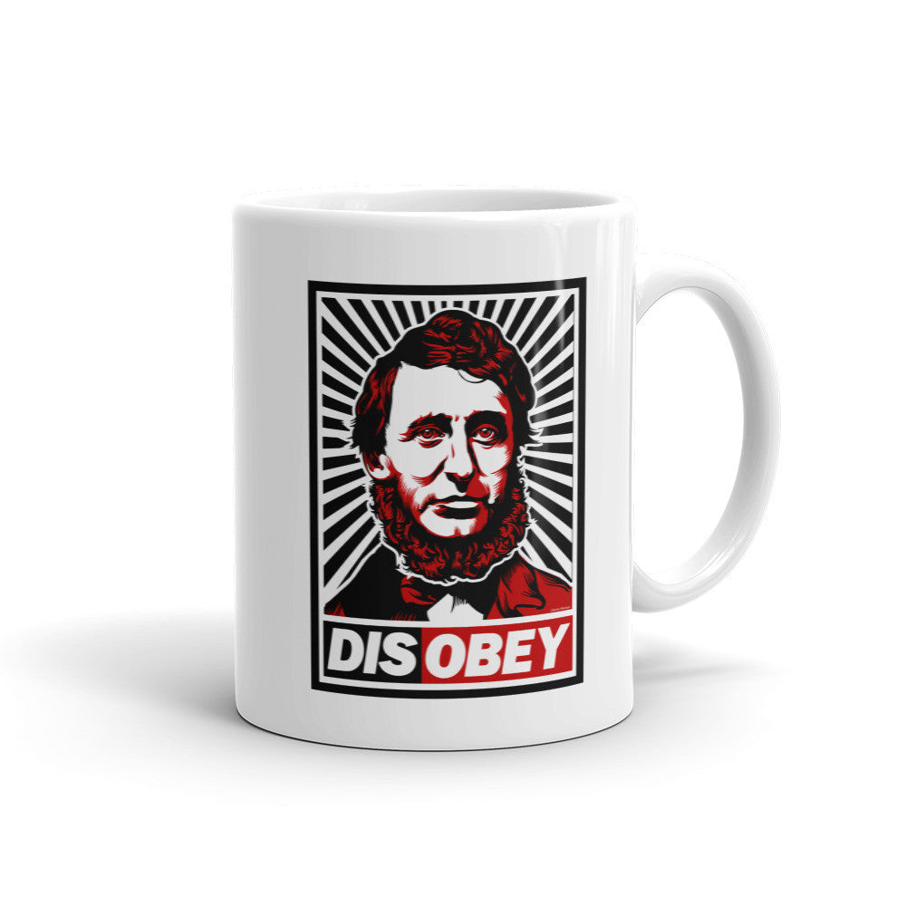 Henry David Thoreau Disobey Mug