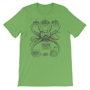 Federal Reserve Octopus Vintage Short-Sleeve Graphic T-Shirt