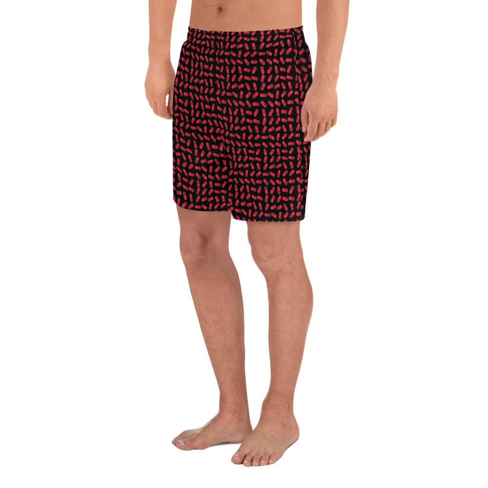Red Pill Men&#39;s Athletic Long Shorts