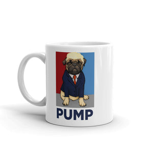 Pug Trump Pump Coffee Mug