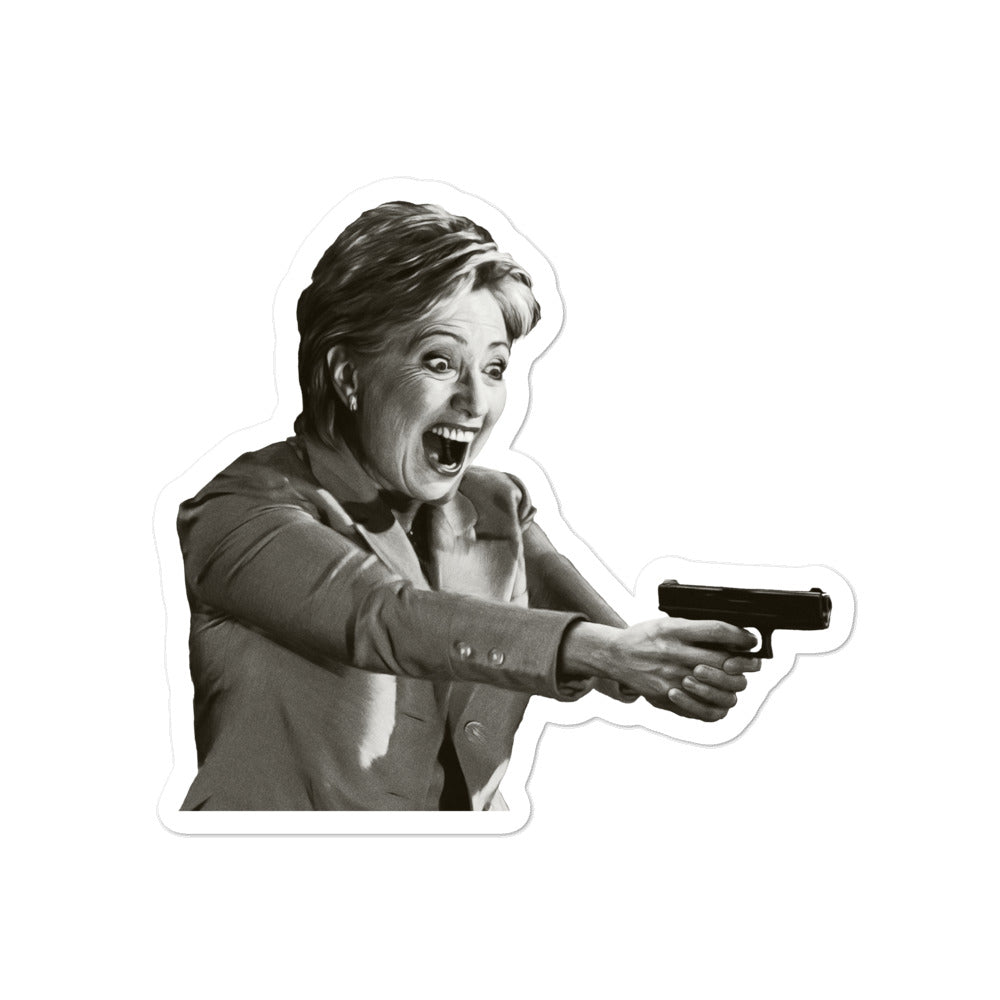 Hillary Shooter Sticker