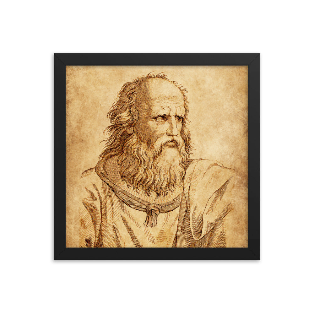 Plato Framed Giclee Print