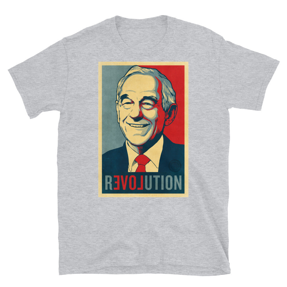 Ron Paul Revolution Graphic Short-Sleeve Unisex T-Shirt