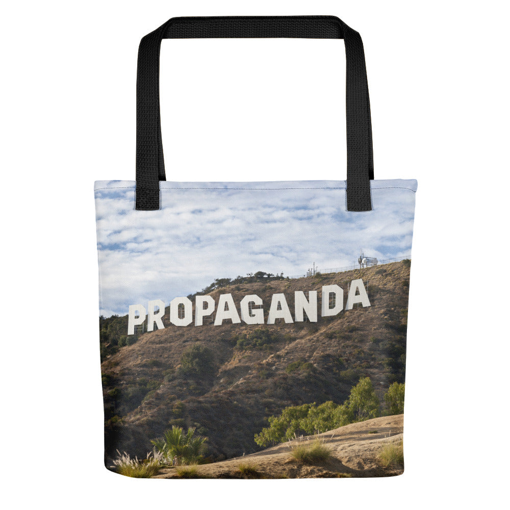 Propaganda Hollywood Sign Tote bag