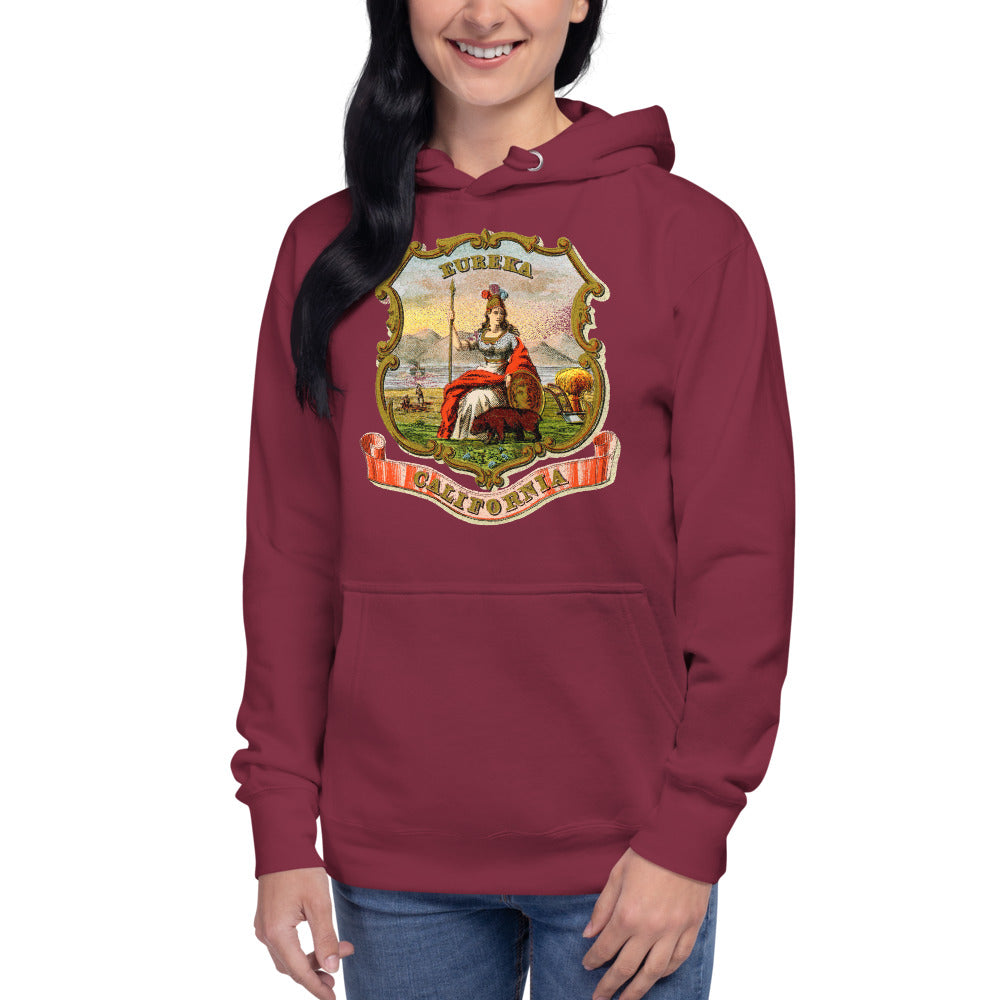 Eureka California State Seal Unisex Hoodie
