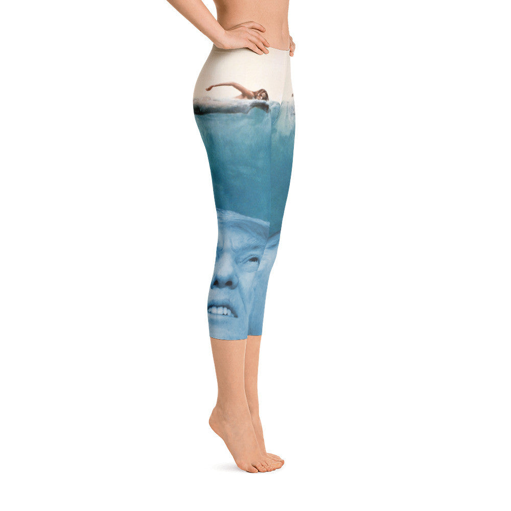 Trump Jaws Capri Leggings