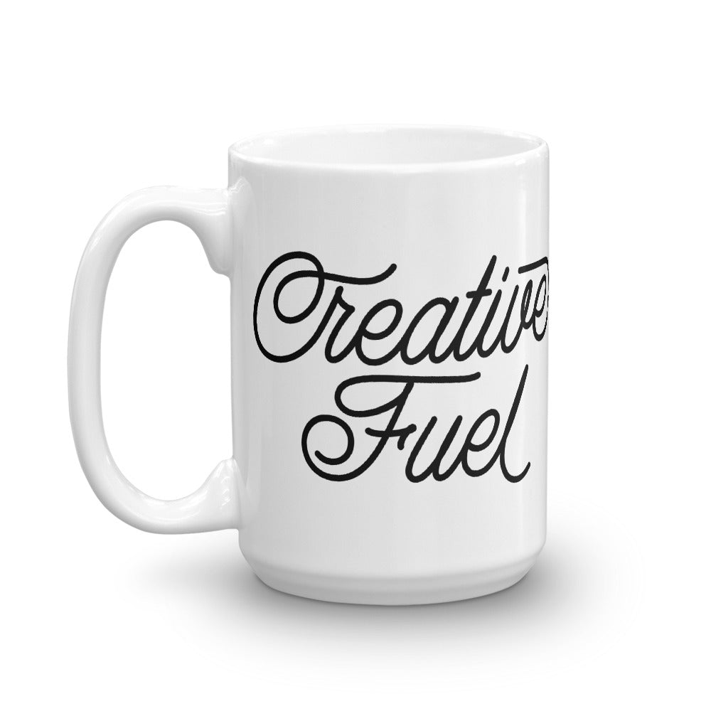 Creative Fuel White Glossy Mug