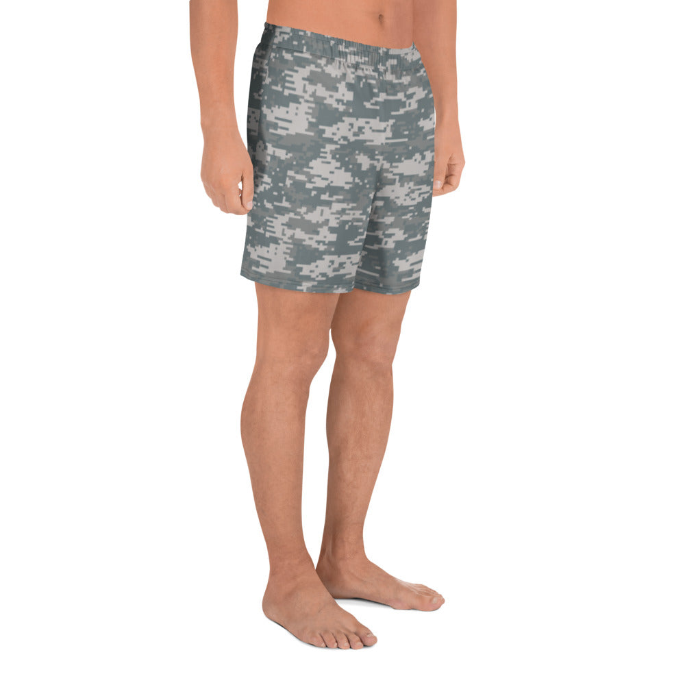 Liberty Maniacs Universal Camo Army Men's Athletic Long Shorts