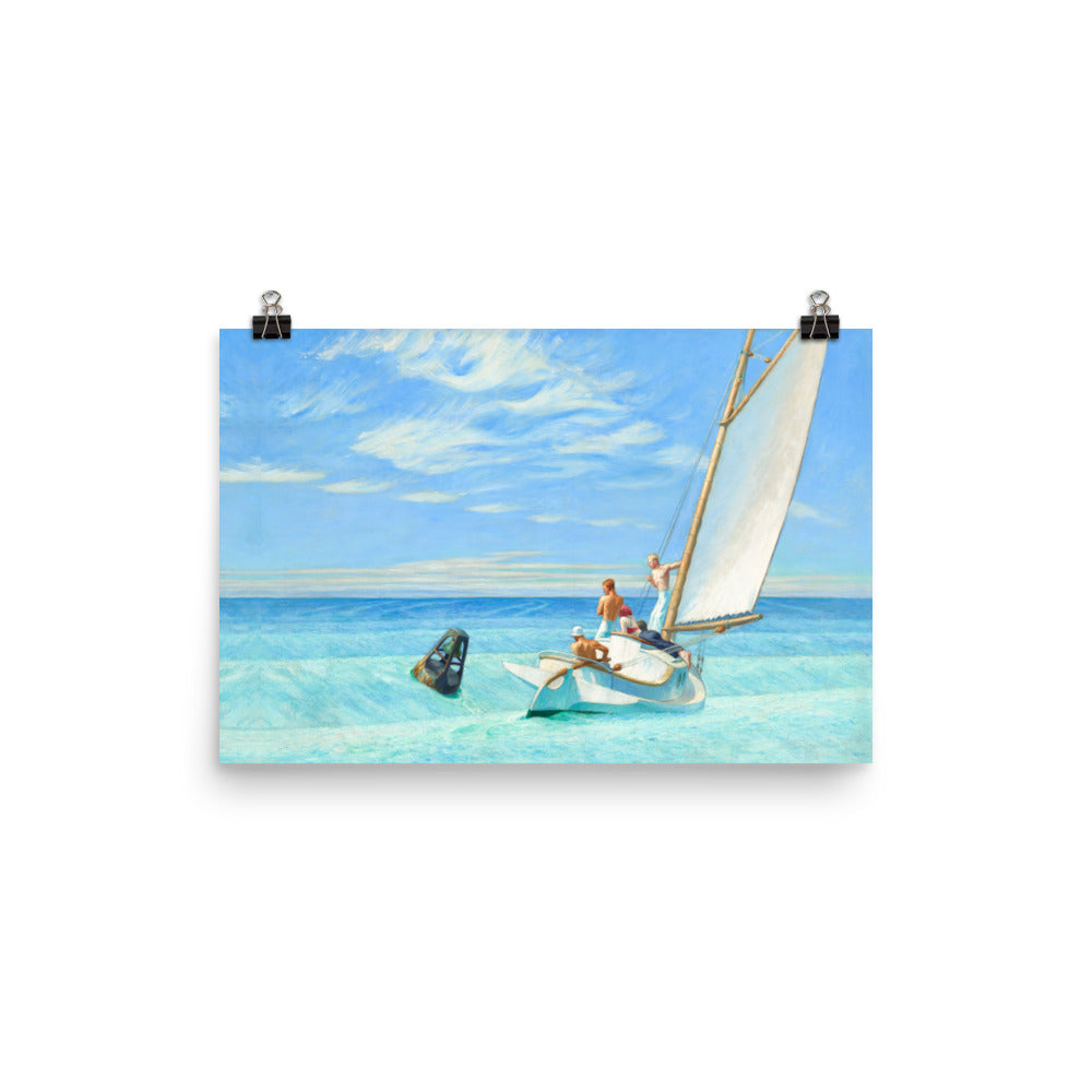 Ground Swell by Edward Hopper Poster