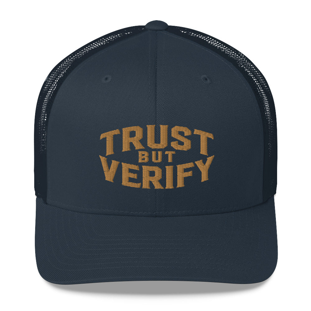 Trust But Verify Trucker Cap