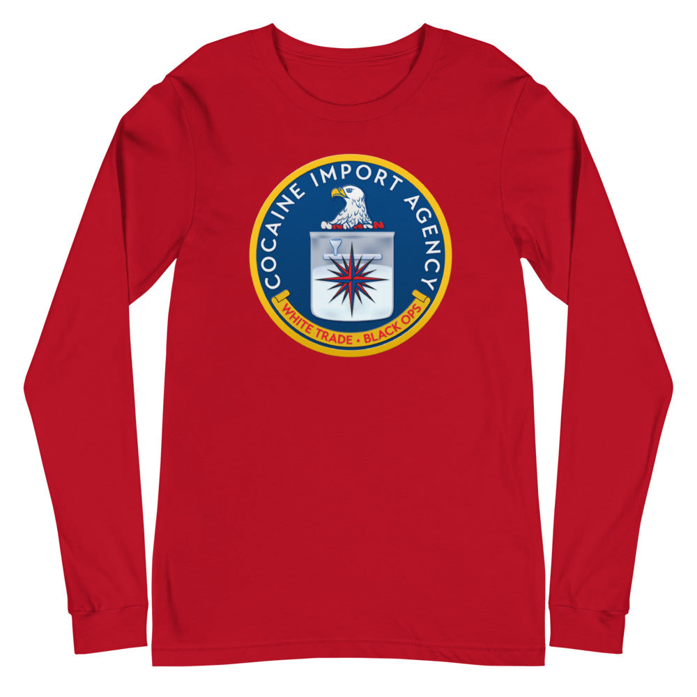 CIA Cocaine Import Agency Unisex Long Sleeve Tee
