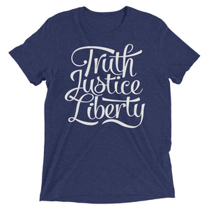 Truth Justice Liberty Tri-Blend T-Shirt