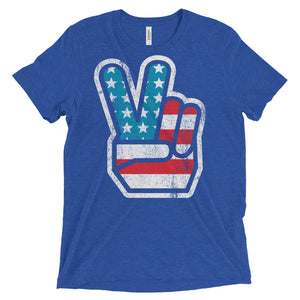 Peace America Triblend Graphic T-Shirt