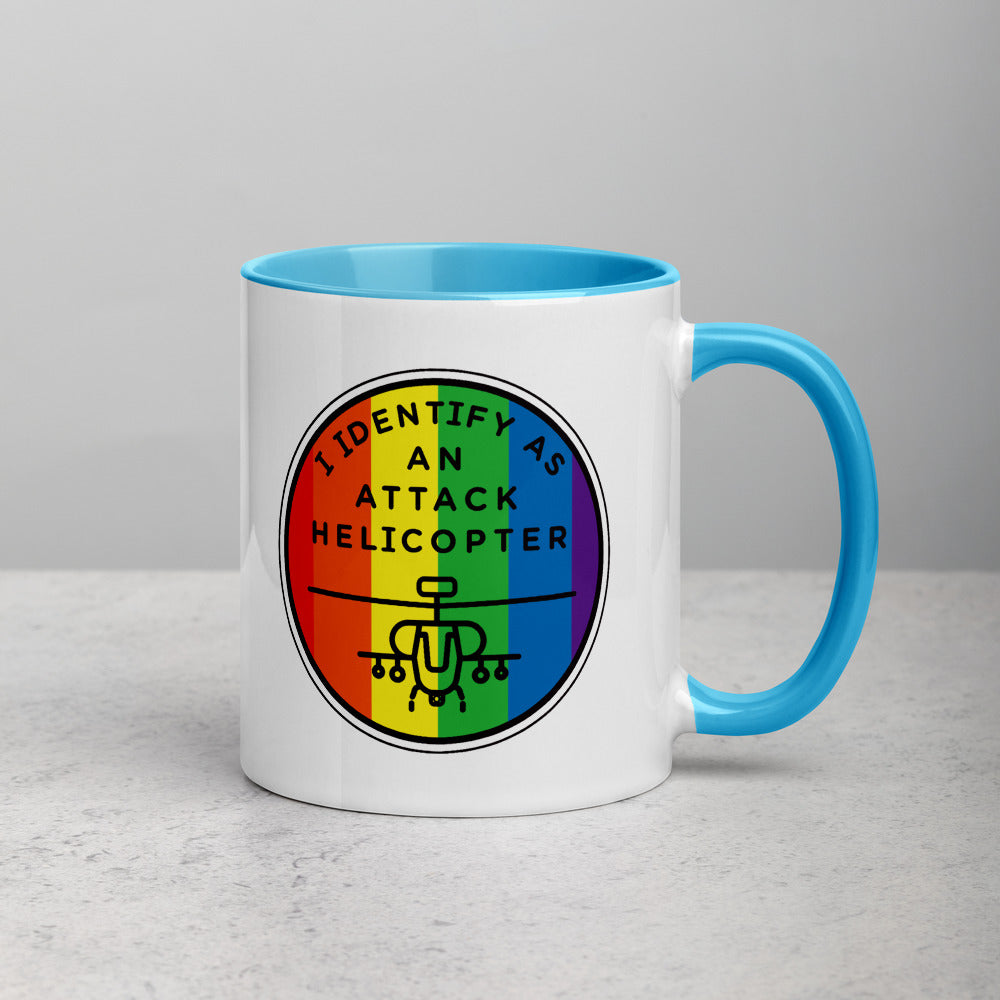 I Identify as an Attack Helicopter Mug