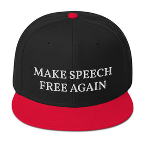 Make Speech Free Again Snapback Hat