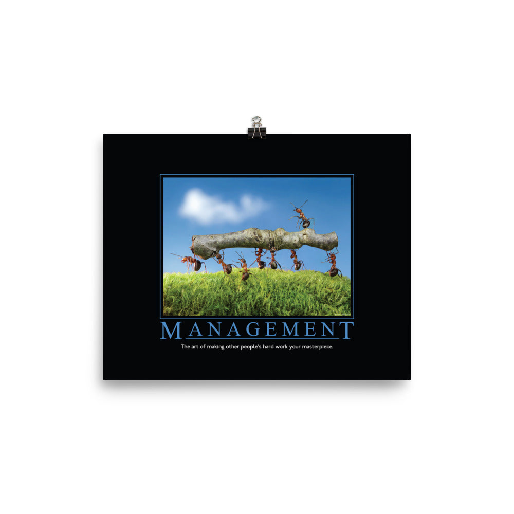 Management Demotivational Poster