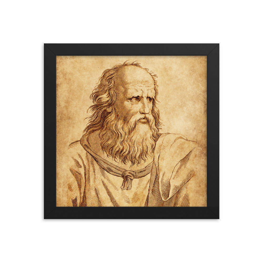 Plato Framed Giclee Print