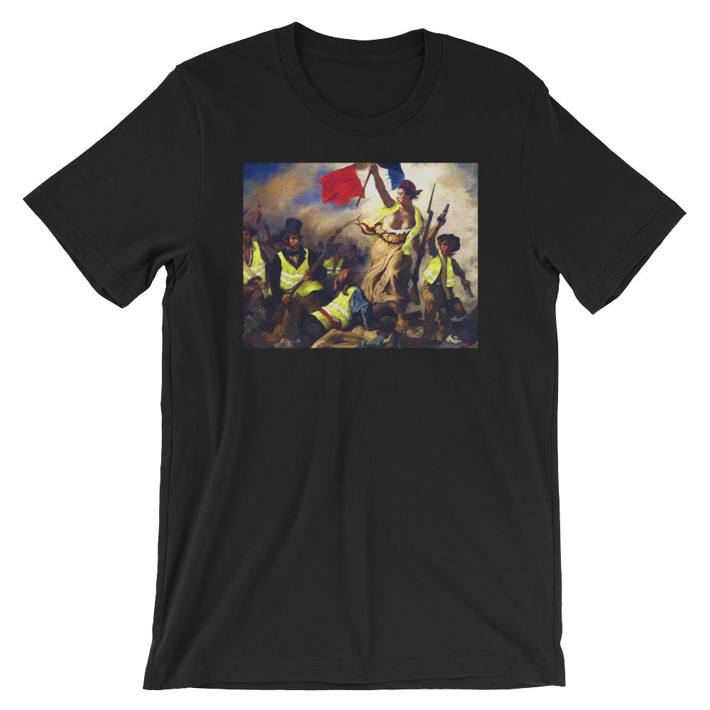 Liberty Leading the People Yellow Vest Revolution T-Shirt