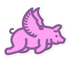 Pigs Fly Sticker