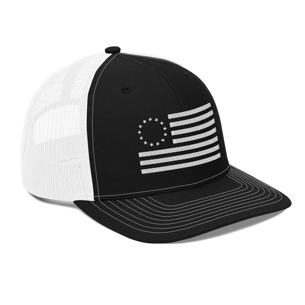 Betsy Ross Flag Trucker Cap