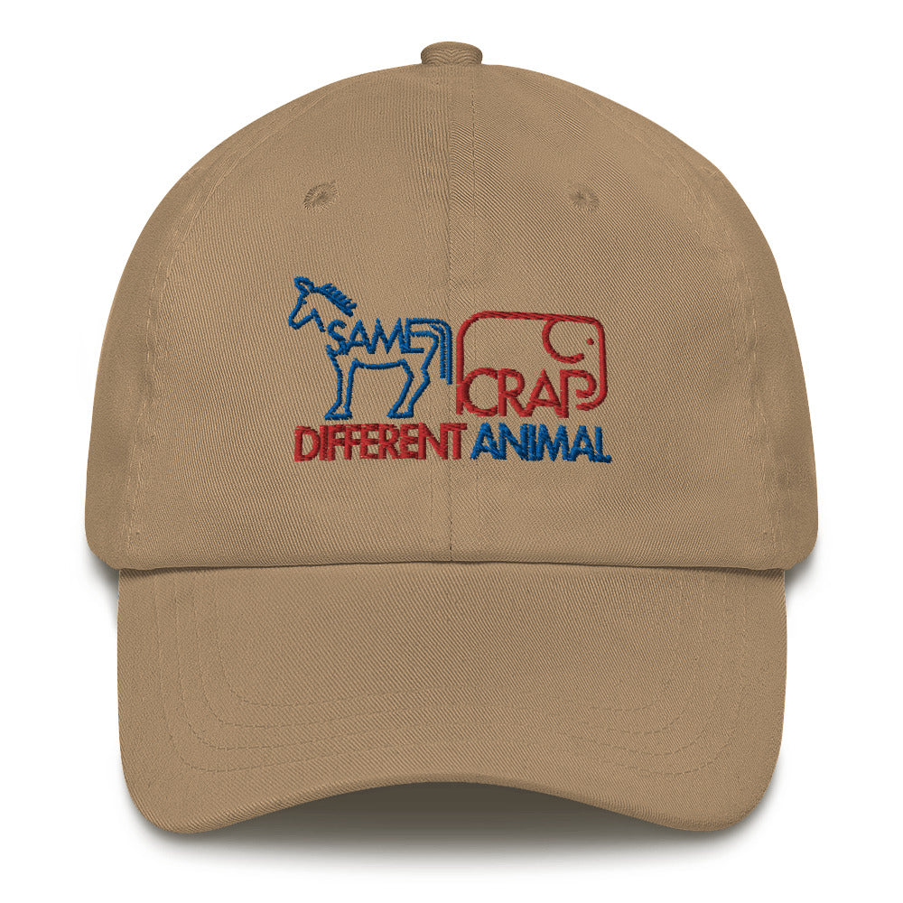 Same Crap Different Animal Dad hat