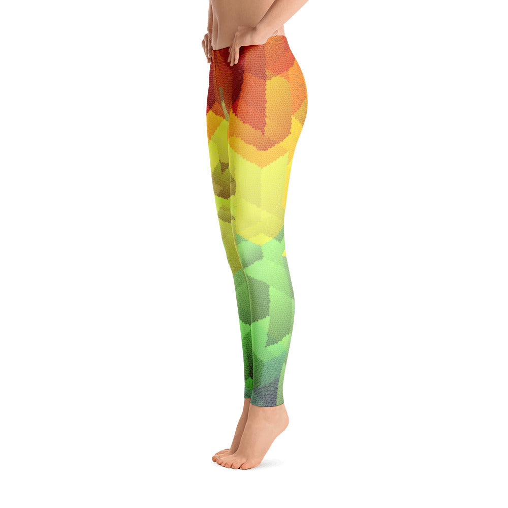 Rainbow Iguana Handsewn Leggings