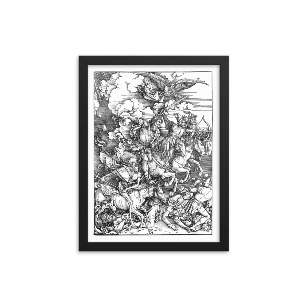 Albrecht Dürer Framed Four Horsemen of the Apocalypse Giclée Print