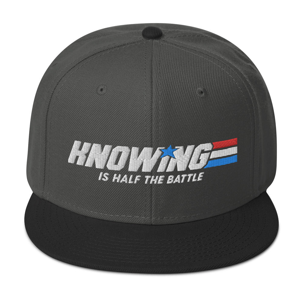 Knowing is Half the Battle Snapback Baseball Cap