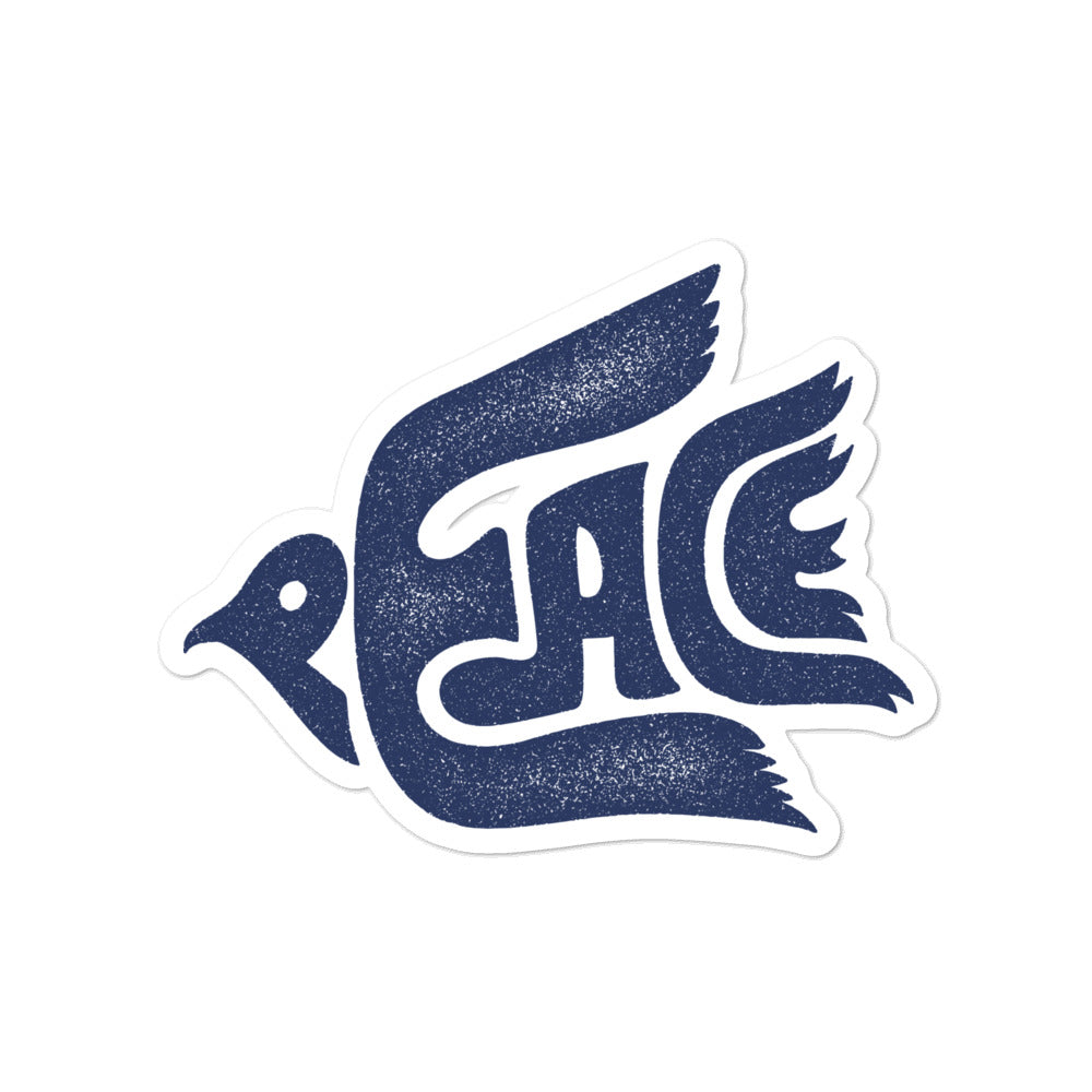 Peace Dove Die Cut Sticker