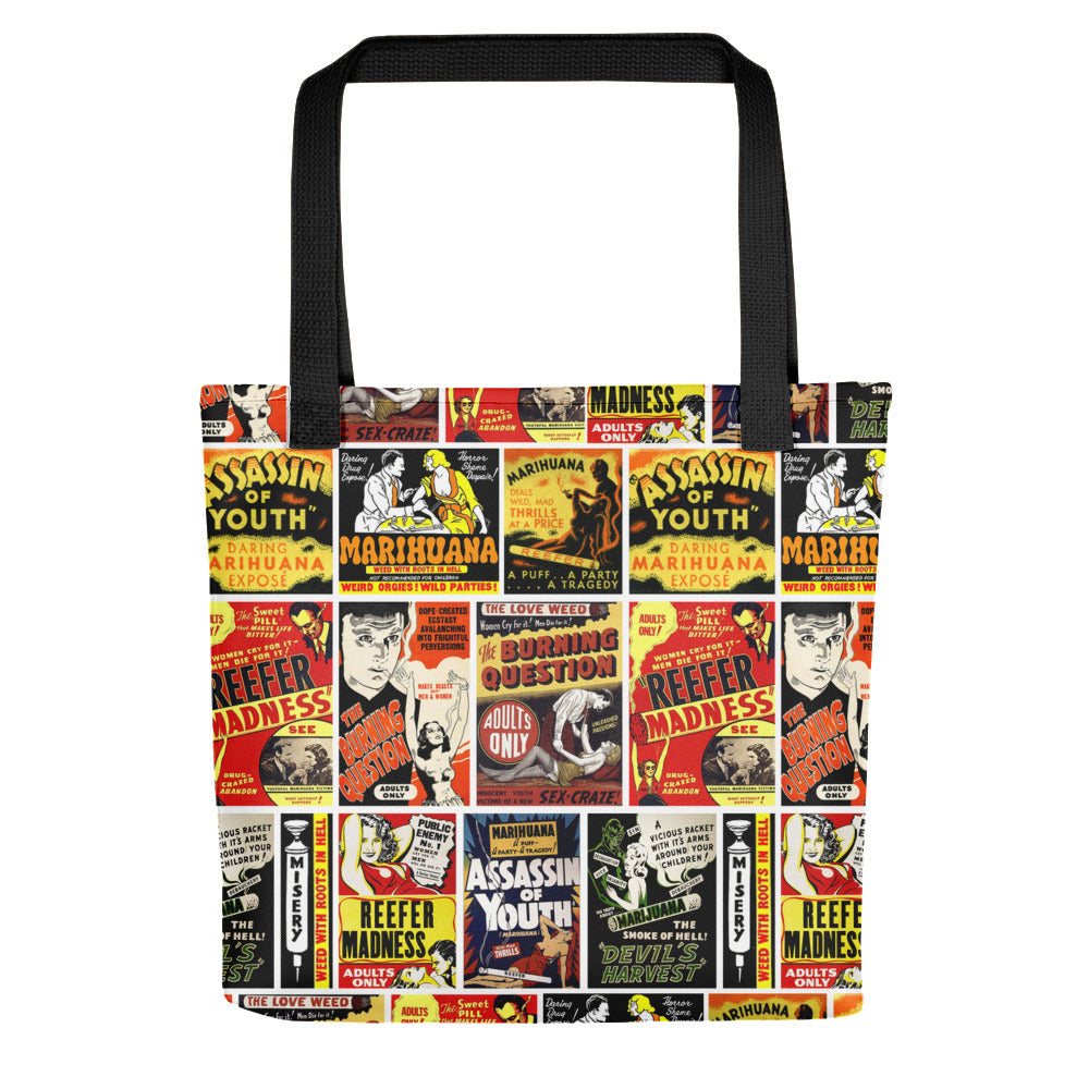 Reefer Madness Vintage Anti Marijuana Propaganda Tote bag