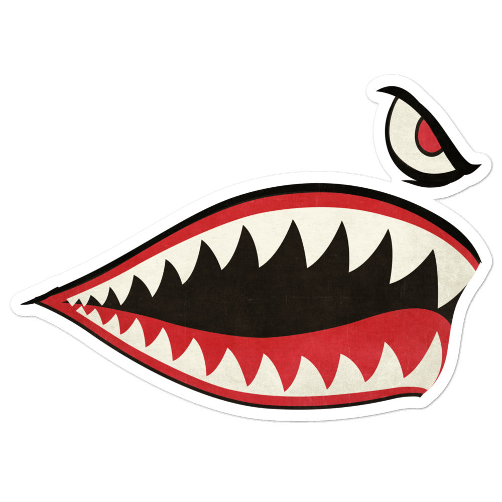 Flying Tigers Nose Art Sticker