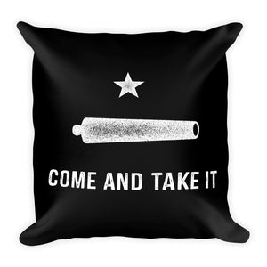 Gonzalez Come and Take It Square Throw Pillow