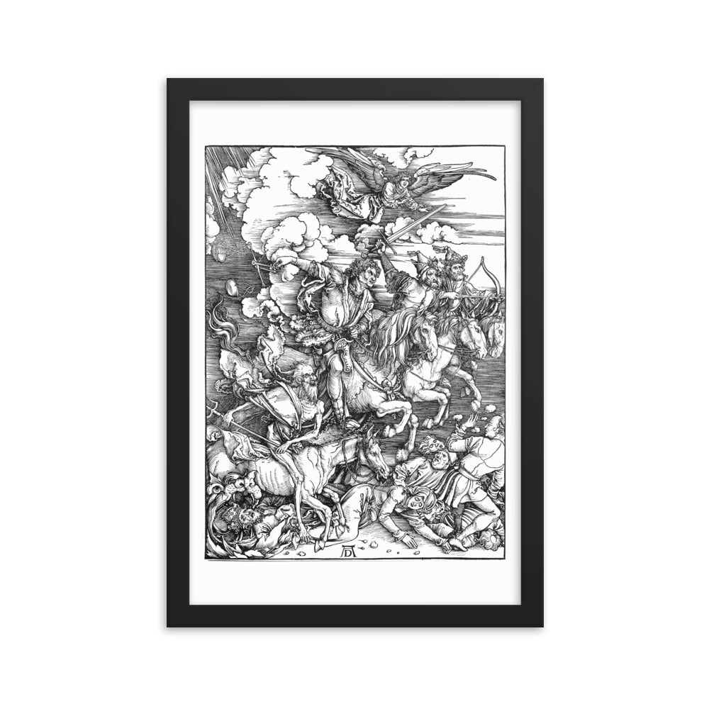 Albrecht Dürer Framed Four Horsemen of the Apocalypse Giclée Print