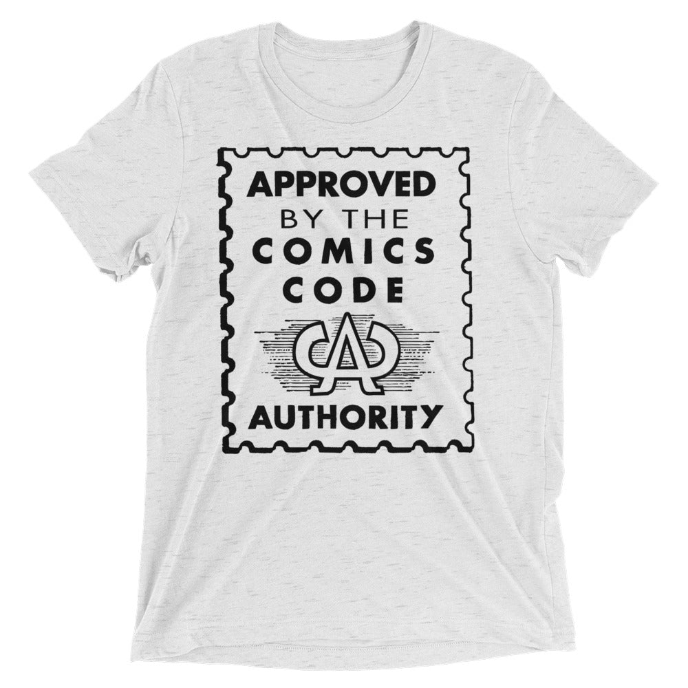 Comics Code Censorship Stamp Tri-Blend T-Shirt